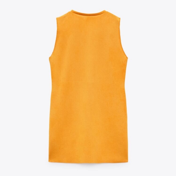 H&M FAUX SUEDE SHORT DRESS SIZE XL - Picture 6 of 12